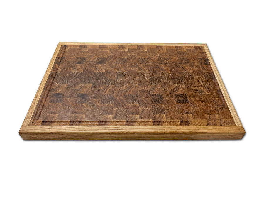 Butcher block with frame and own engraving