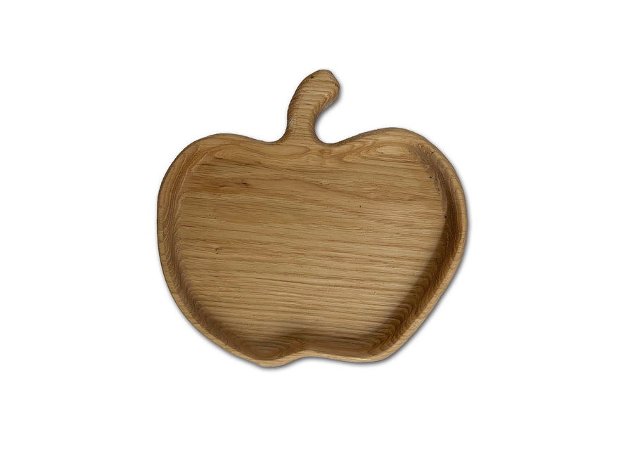 Children's dinner plate with suction cup - apple