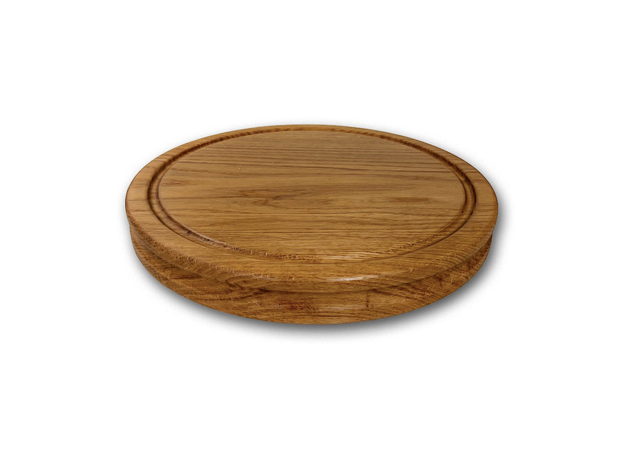 Round cutting board/butcher block solid oak