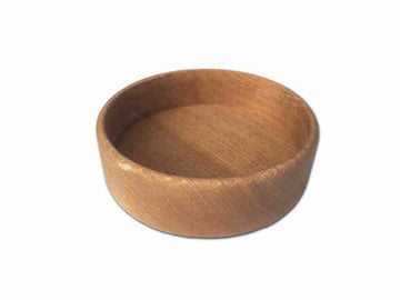 Round bowl with high rim
